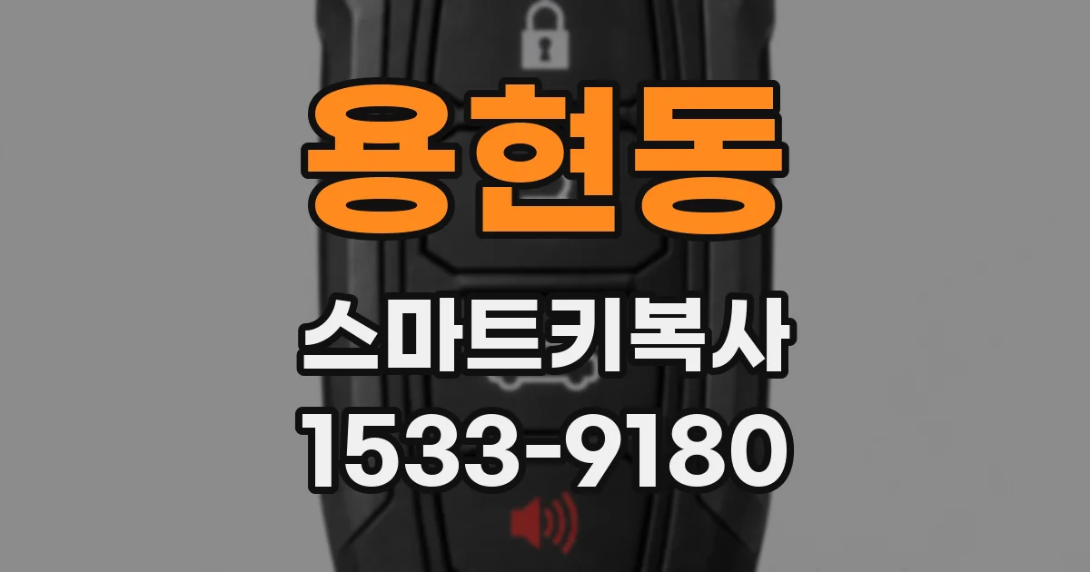 용현동 스마트키복사