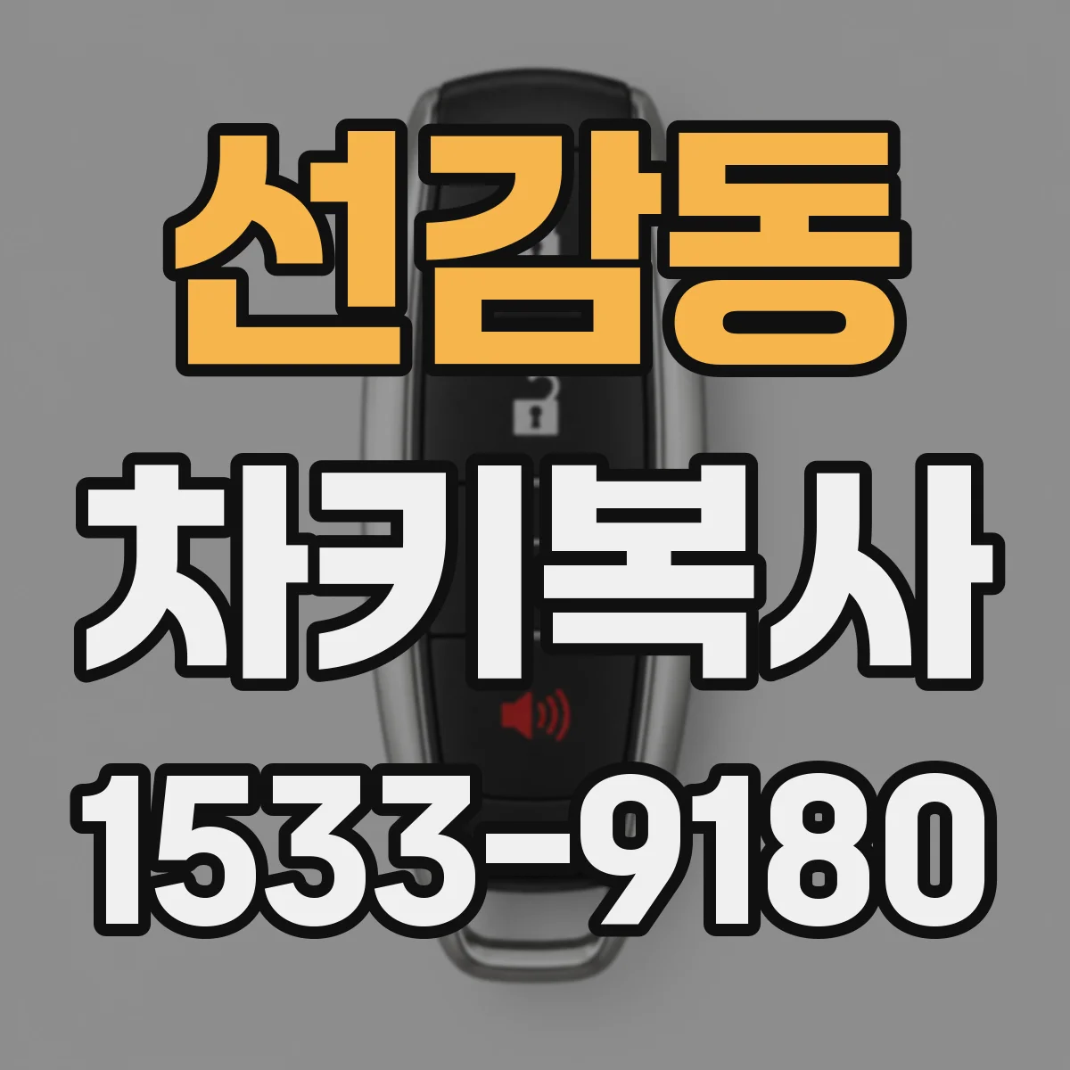 선감동 차키복사