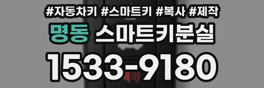 명동 스마트키분실
