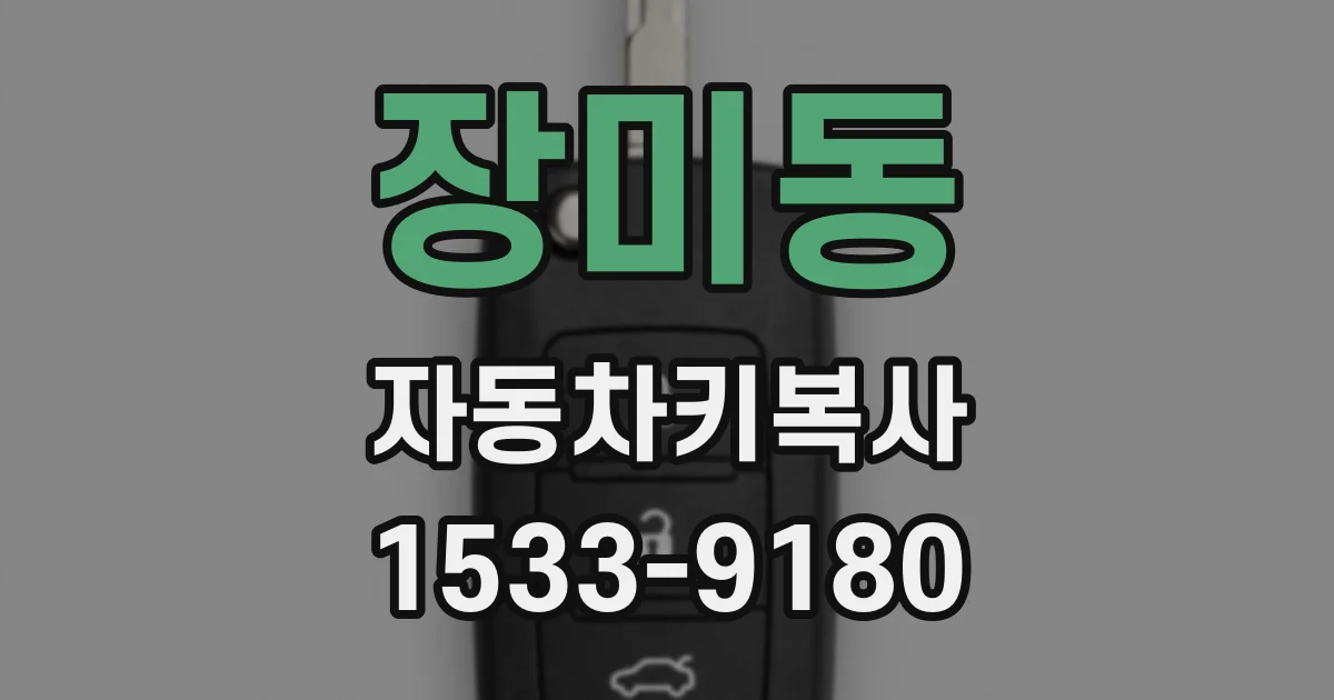 장미동 자동차키복사