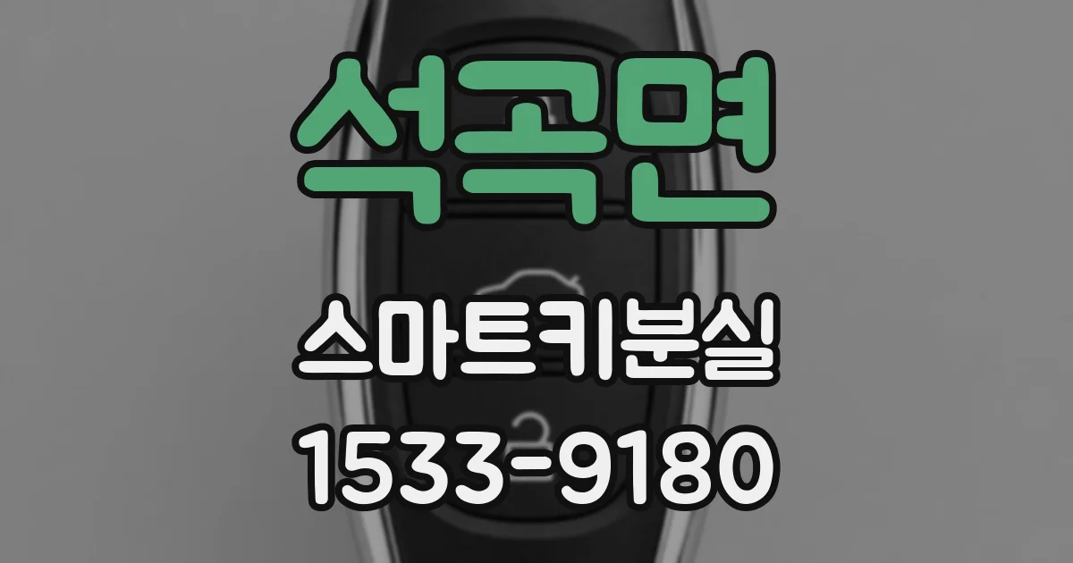 석곡면 스마트키분실