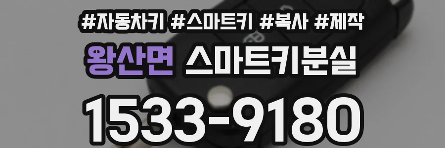 왕산면 스마트키분실