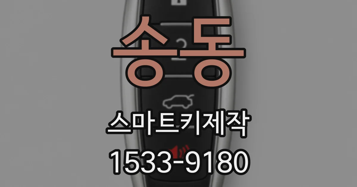 송동 스마트키제작