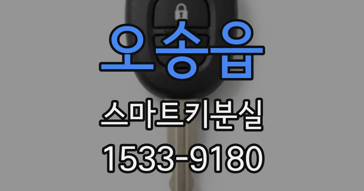 오송읍 스마트키분실