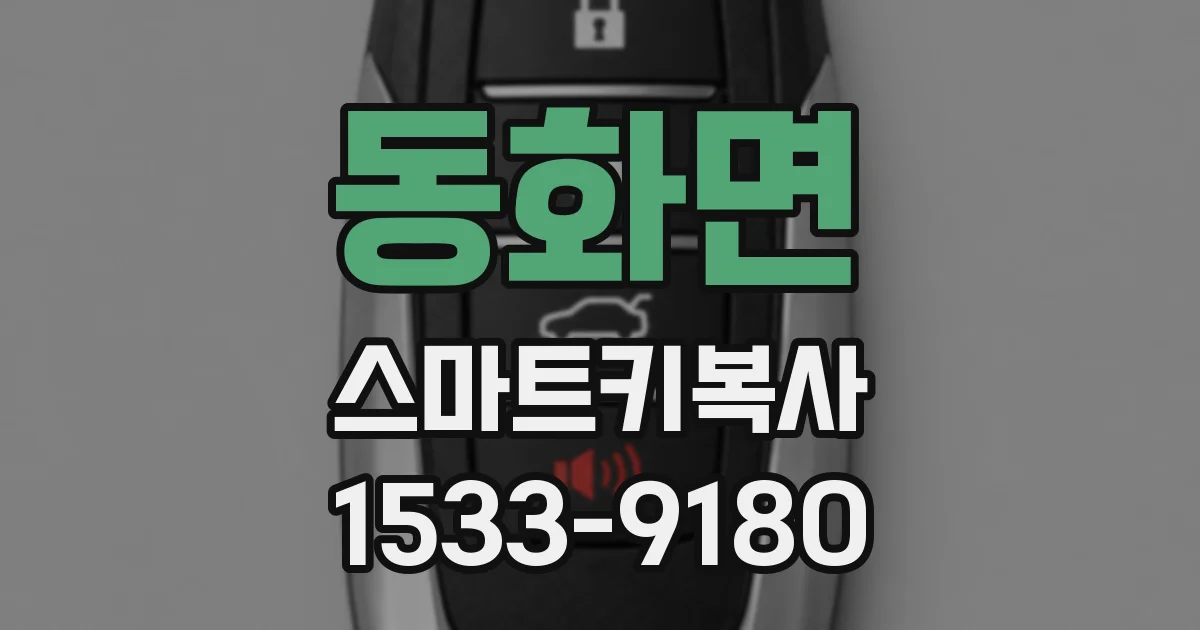 동화면 스마트키복사