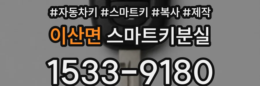 이산면 스마트키분실