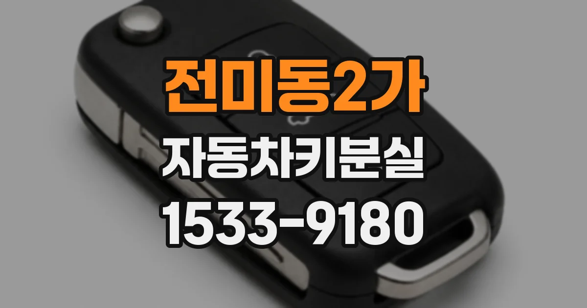 전미동2가 자동차키분실