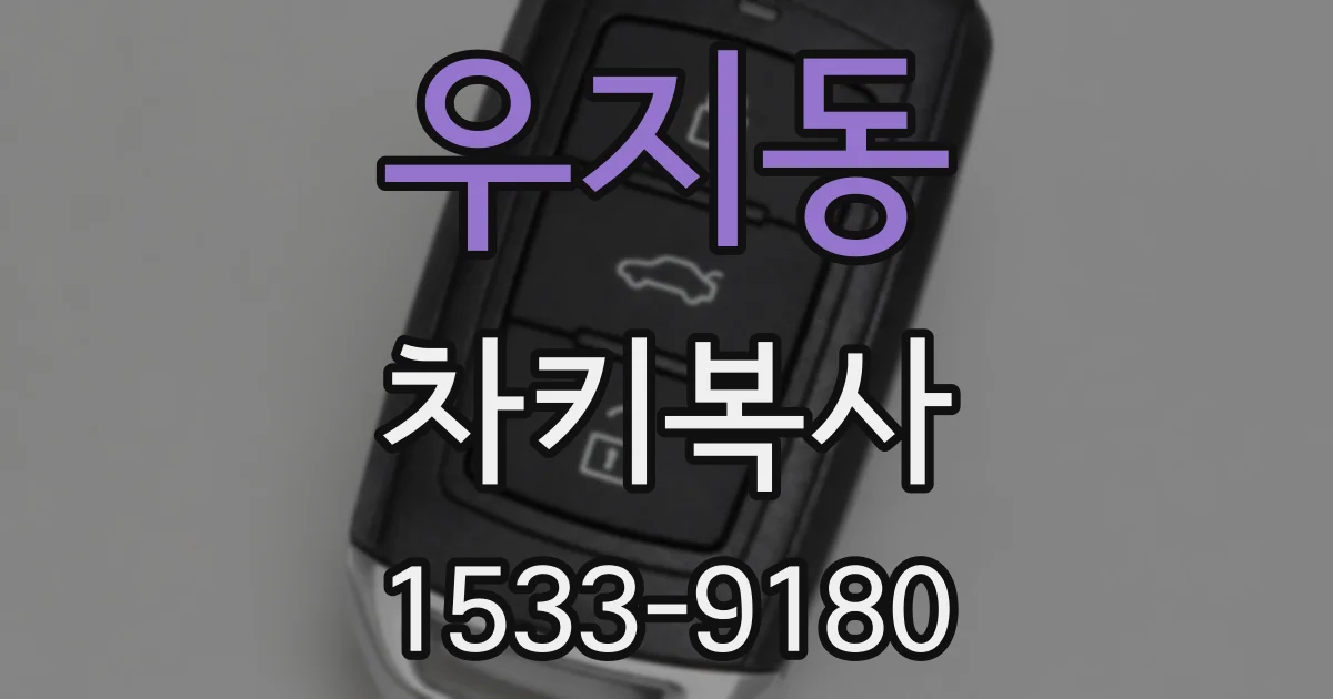 우지동 차키복사