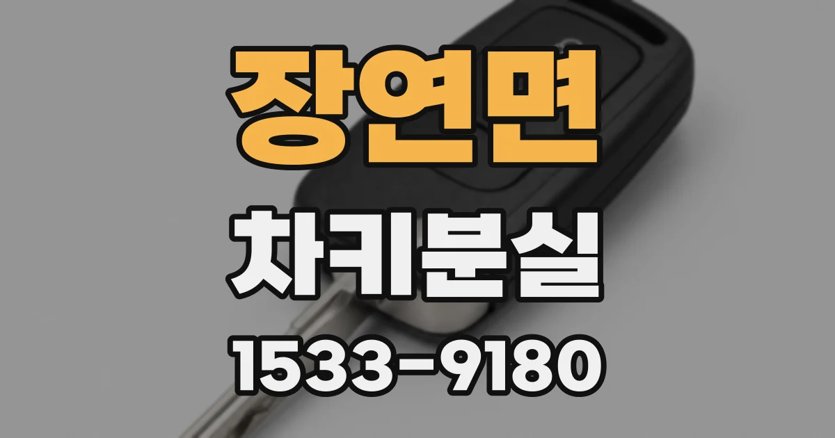 장연면 차키분실