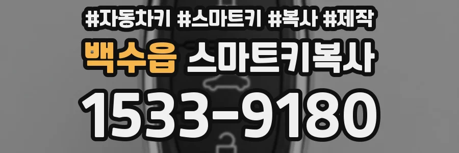 백수읍 스마트키복사