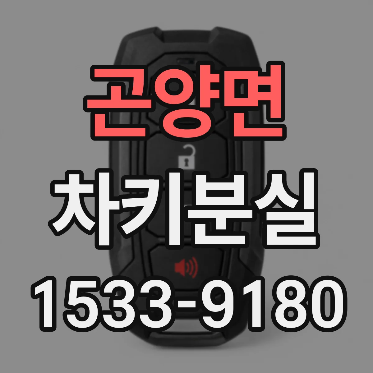 곤양면 차키분실