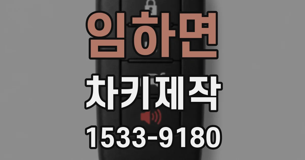임하면 차키제작