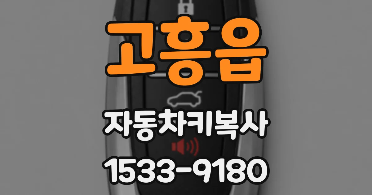 고흥읍 자동차키복사