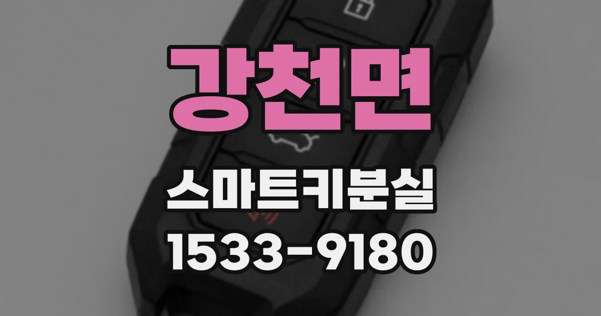 강천면 스마트키분실