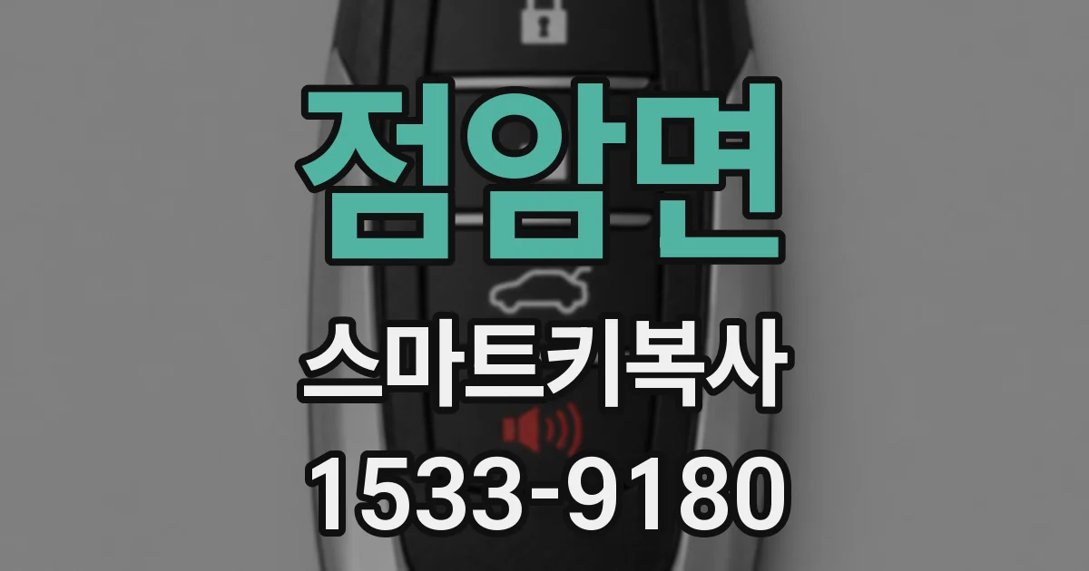 점암면 스마트키복사