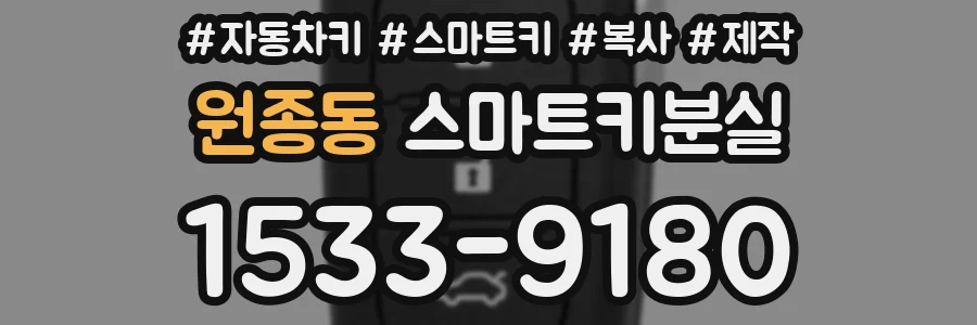 원종동 스마트키분실