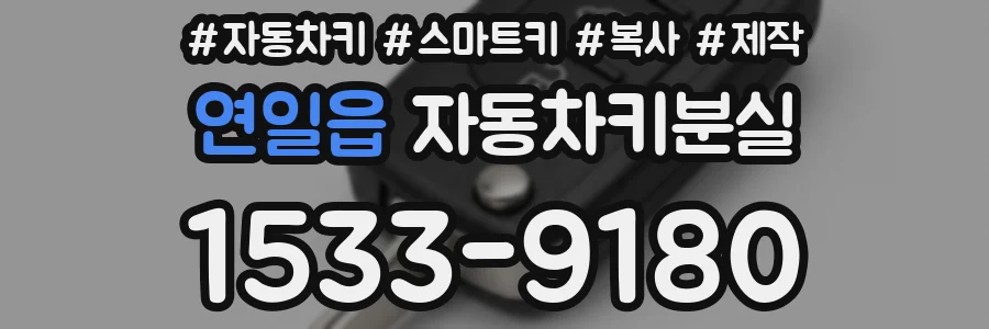 연일읍 자동차키분실