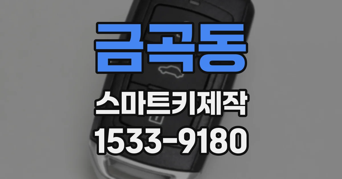 금곡동 스마트키제작