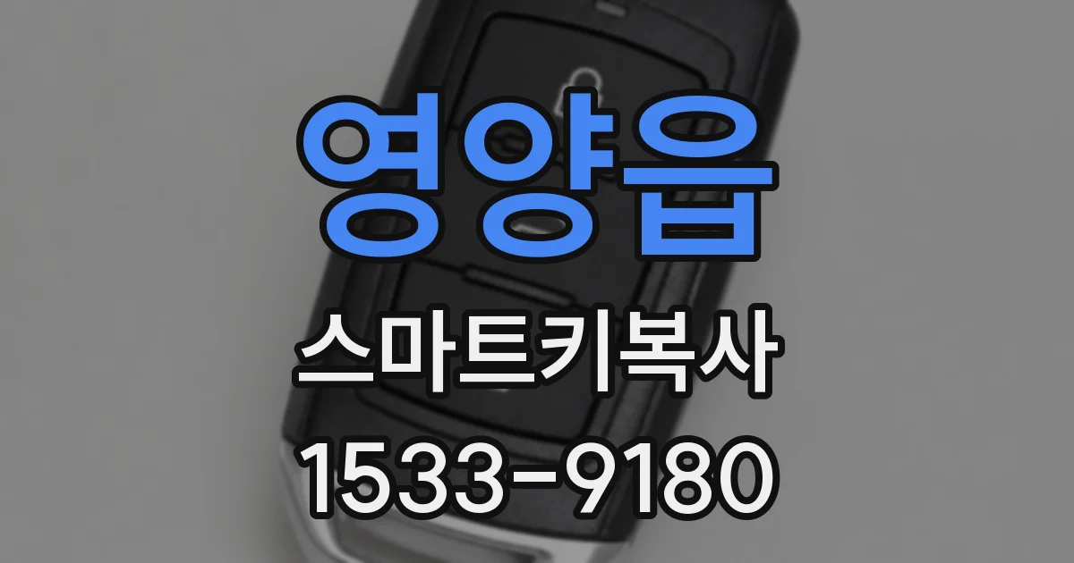 영양읍 스마트키복사