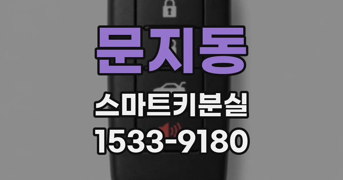 문지동 스마트키분실