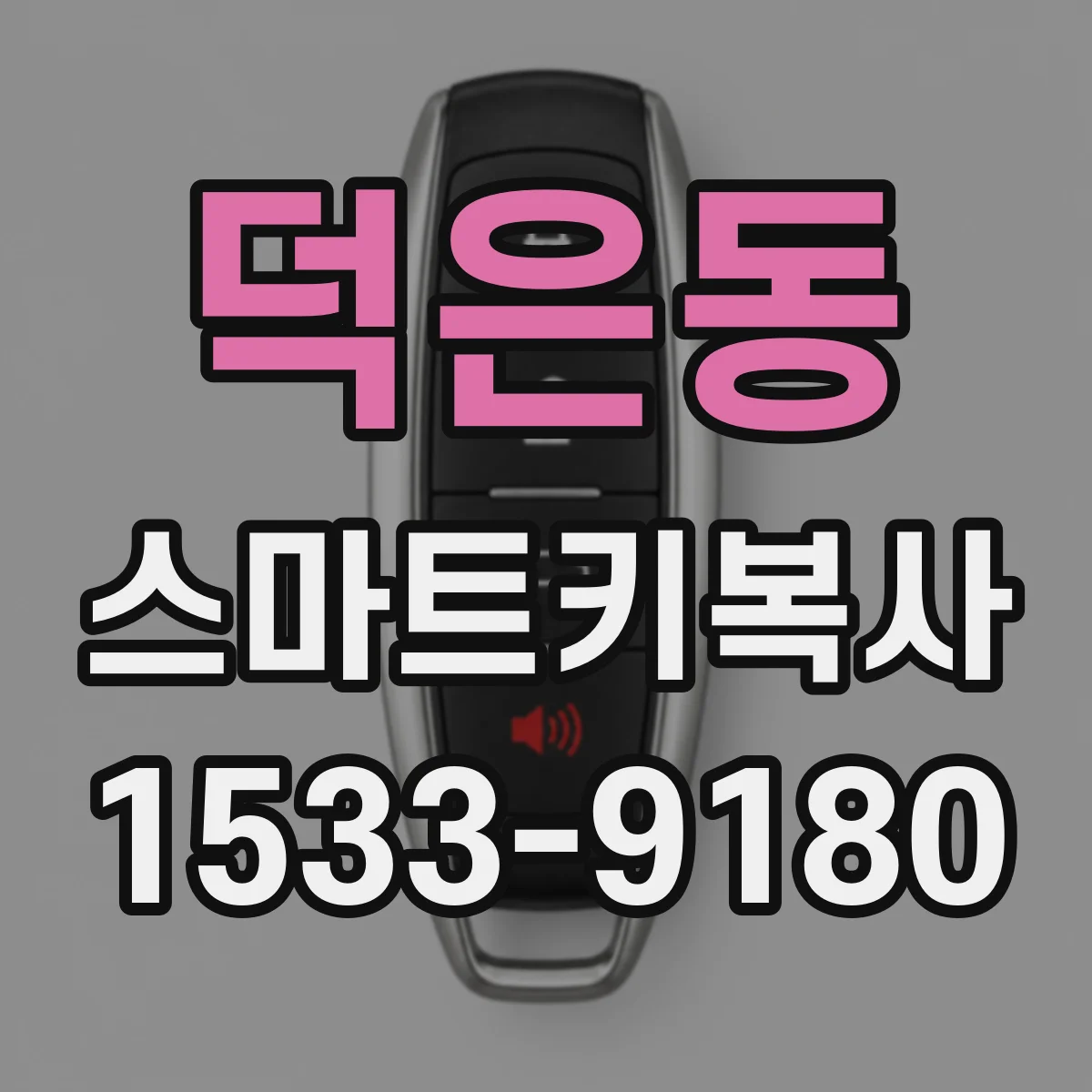 덕은동 스마트키복사