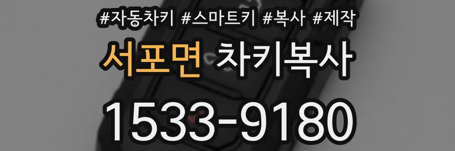서포면 차키복사