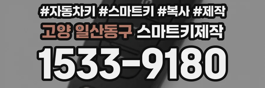 고양 일산동구 스마트키제작