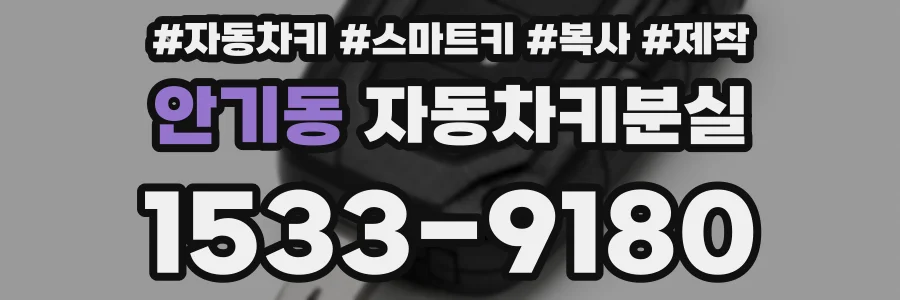 안기동 자동차키분실