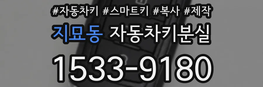 지묘동 자동차키분실
