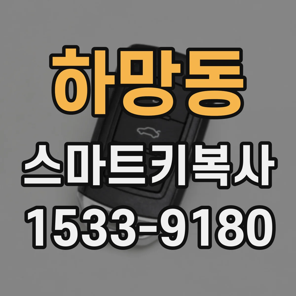 하망동 스마트키복사