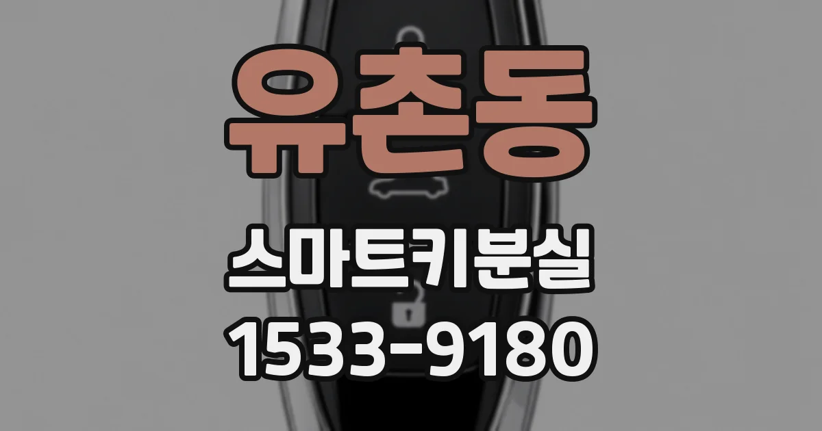 유촌동 스마트키분실