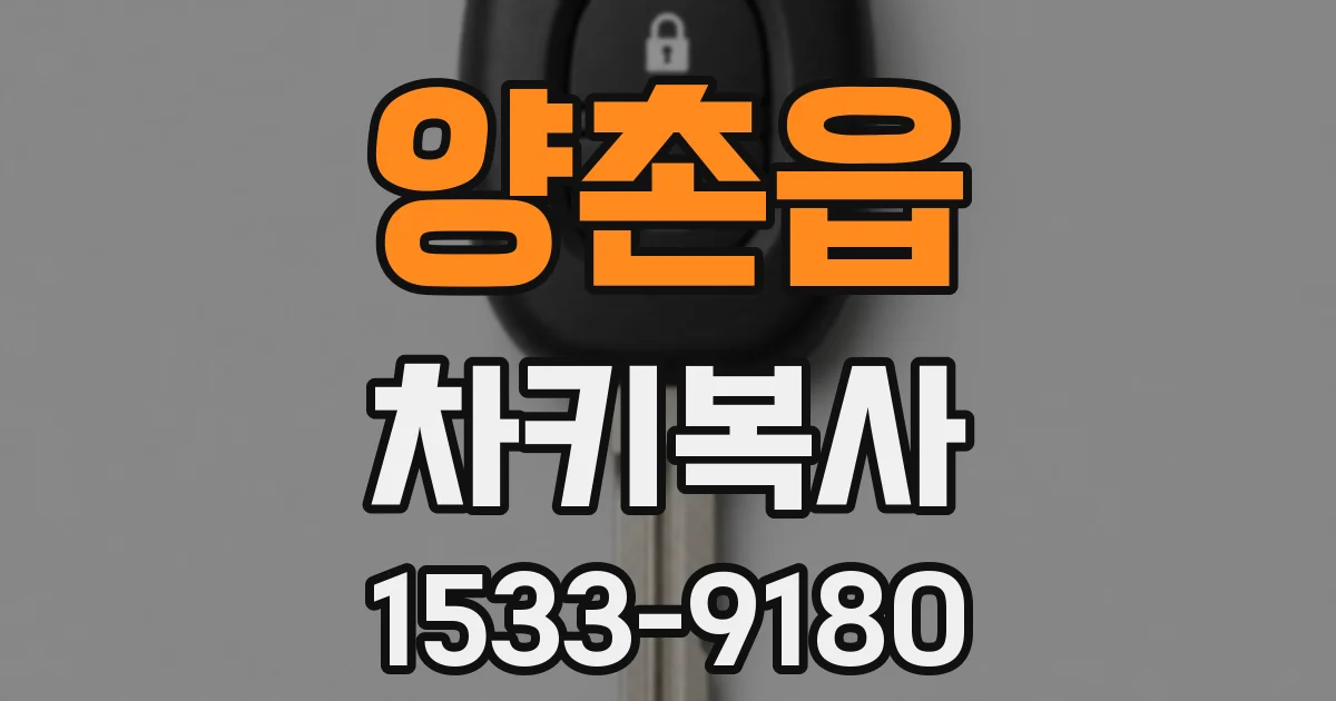 양촌읍 차키복사