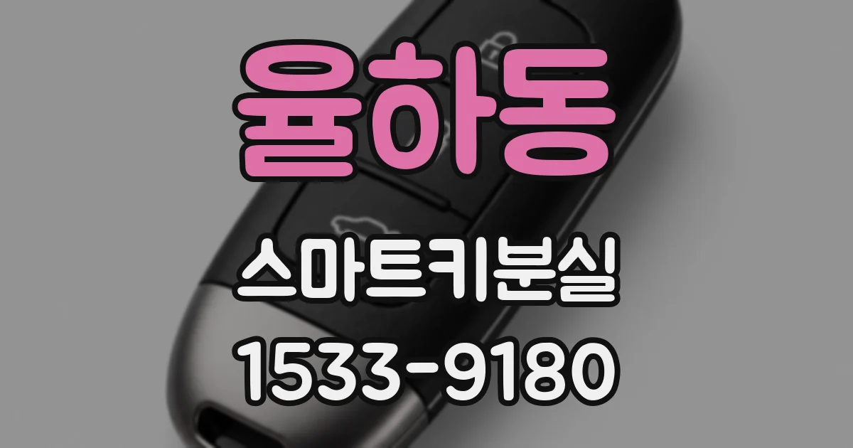 율하동 스마트키분실