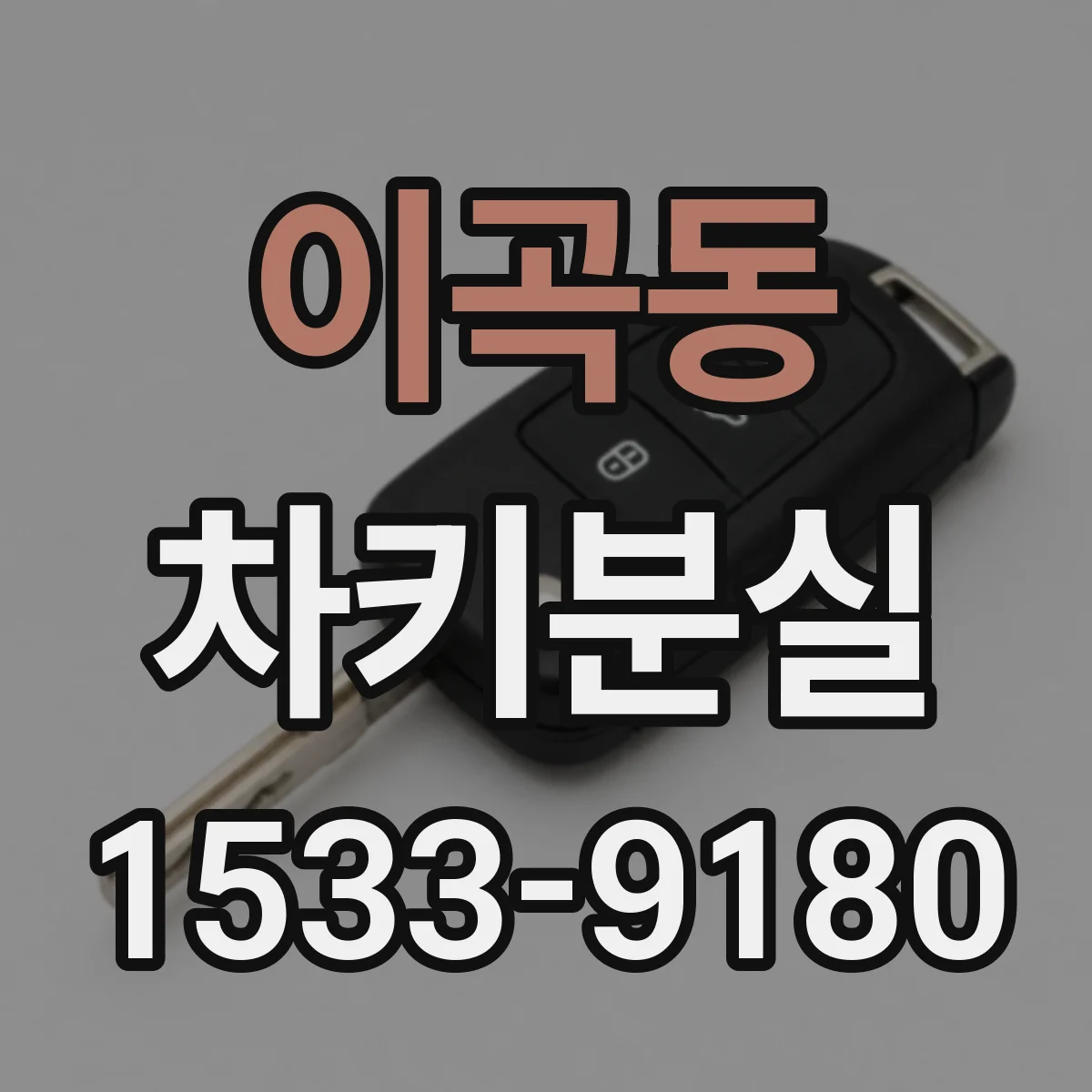이곡동 차키분실