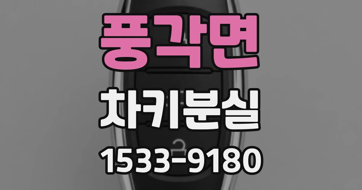 풍각면 차키분실