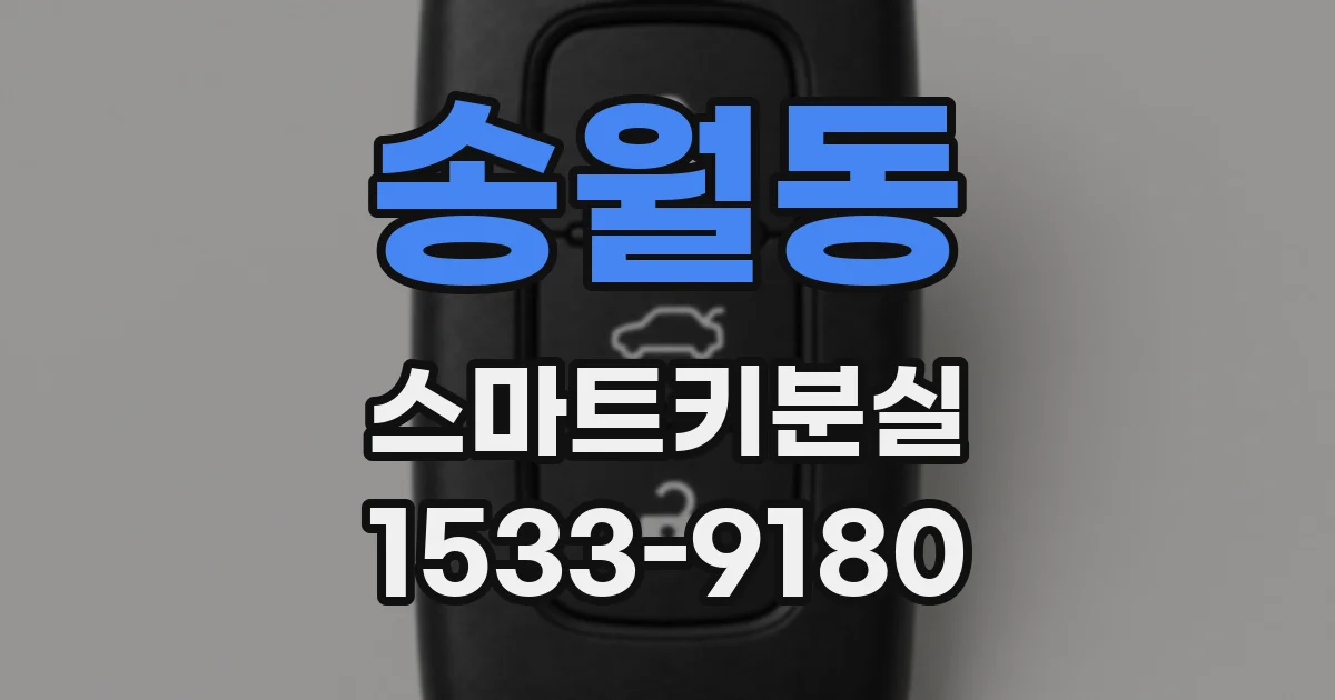 송월동 스마트키분실