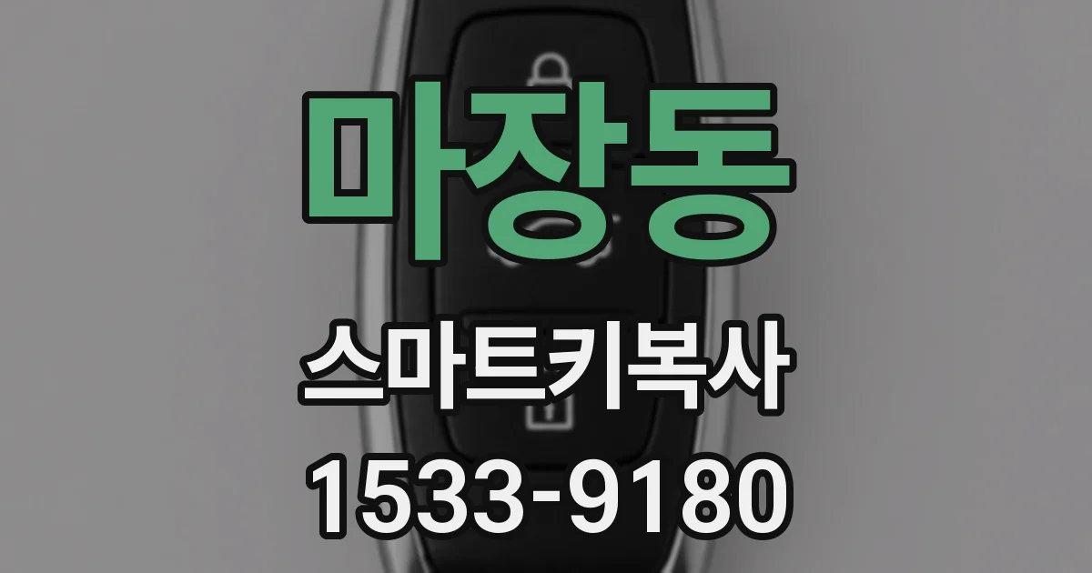 마장동 스마트키복사