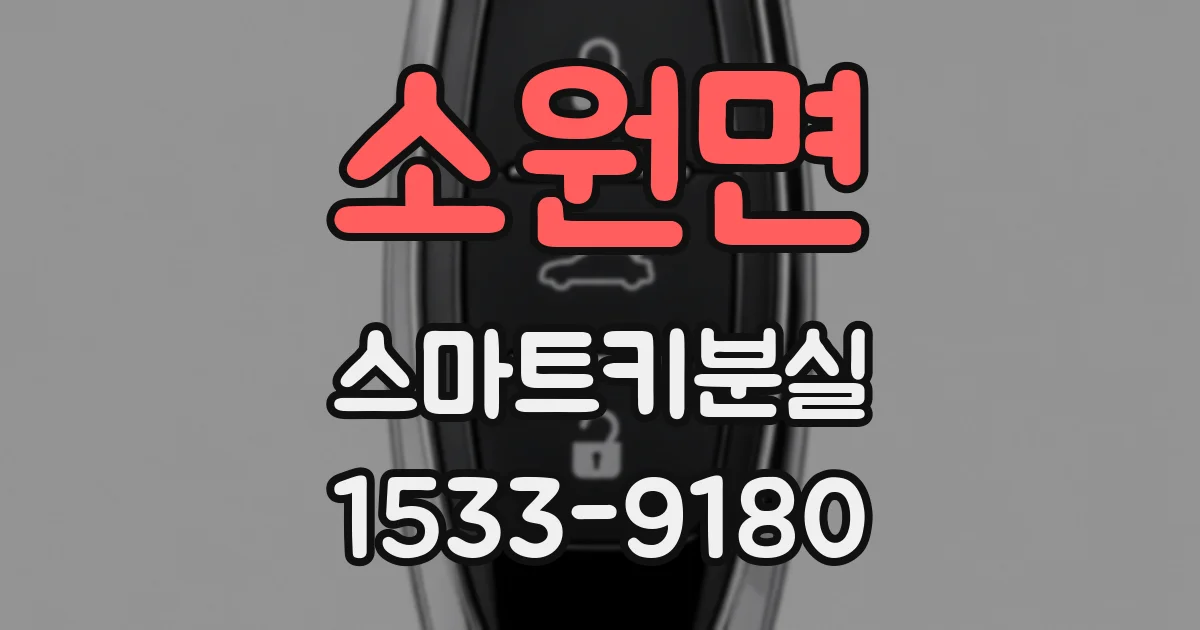 소원면 스마트키분실