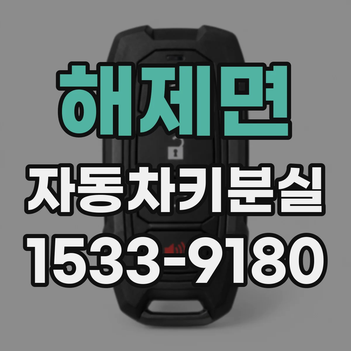 해제면 자동차키분실