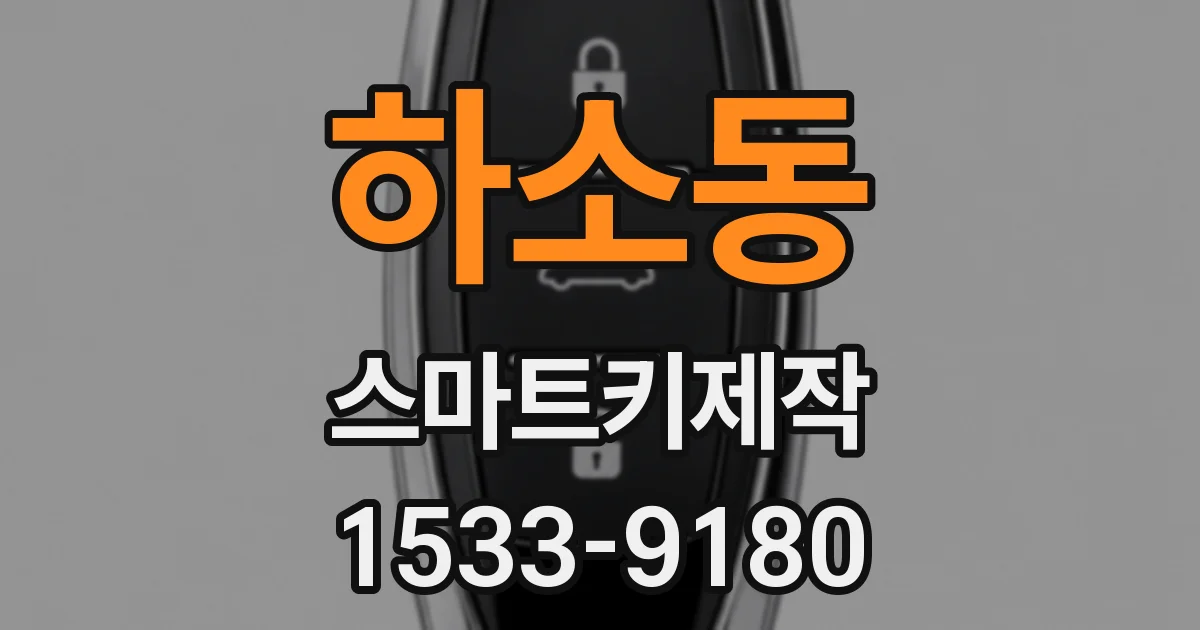 하소동 스마트키제작
