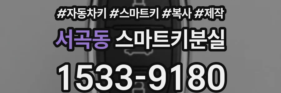서곡동 스마트키분실