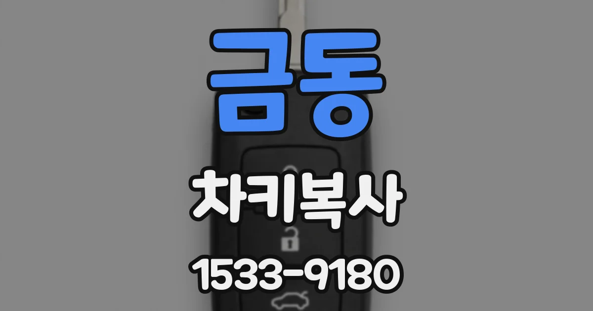 금동 차키복사