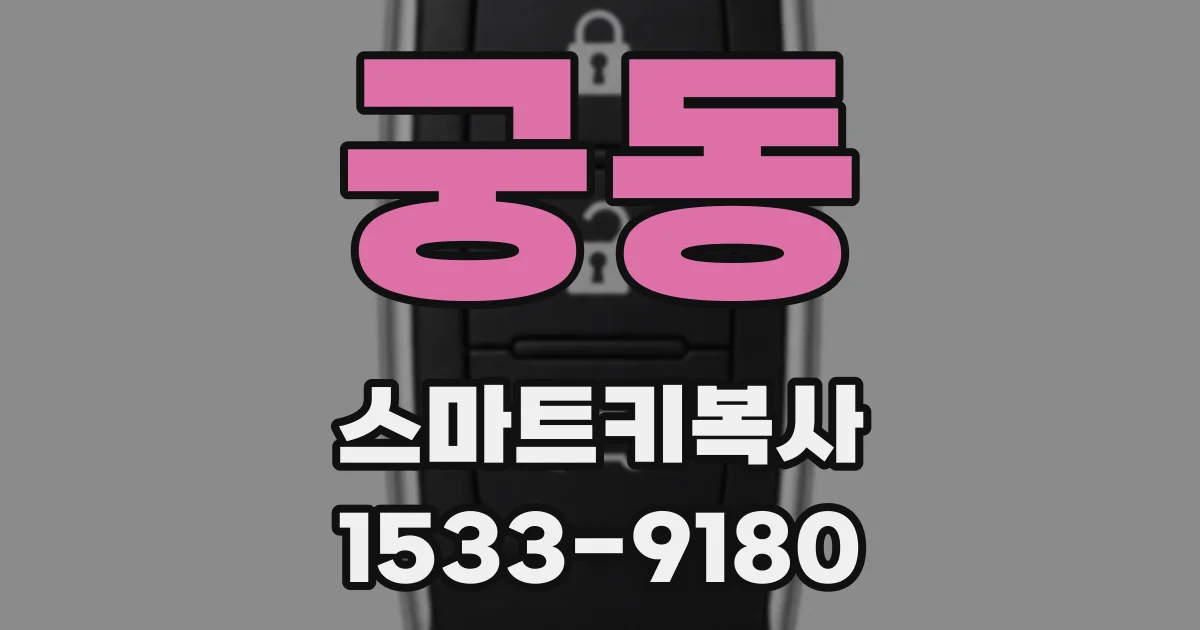 궁동 스마트키복사