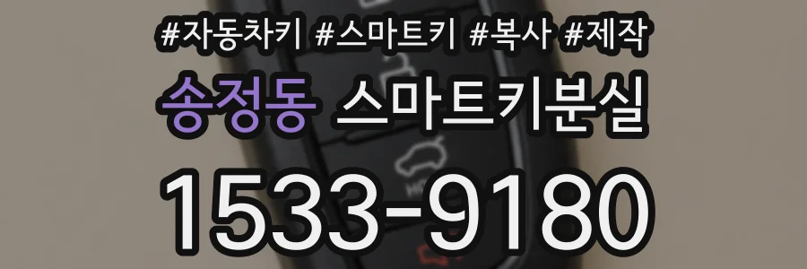 송정동 스마트키분실