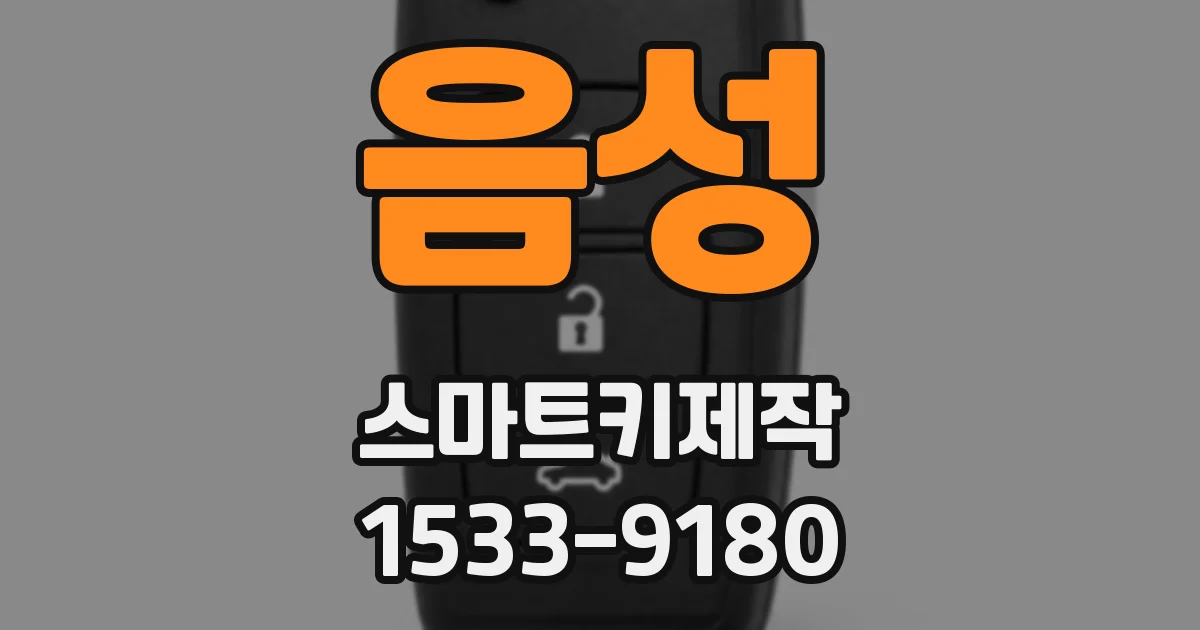 음성 스마트키제작