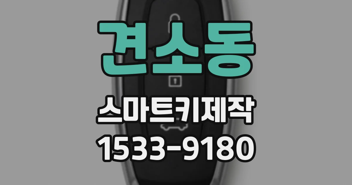 견소동 스마트키제작