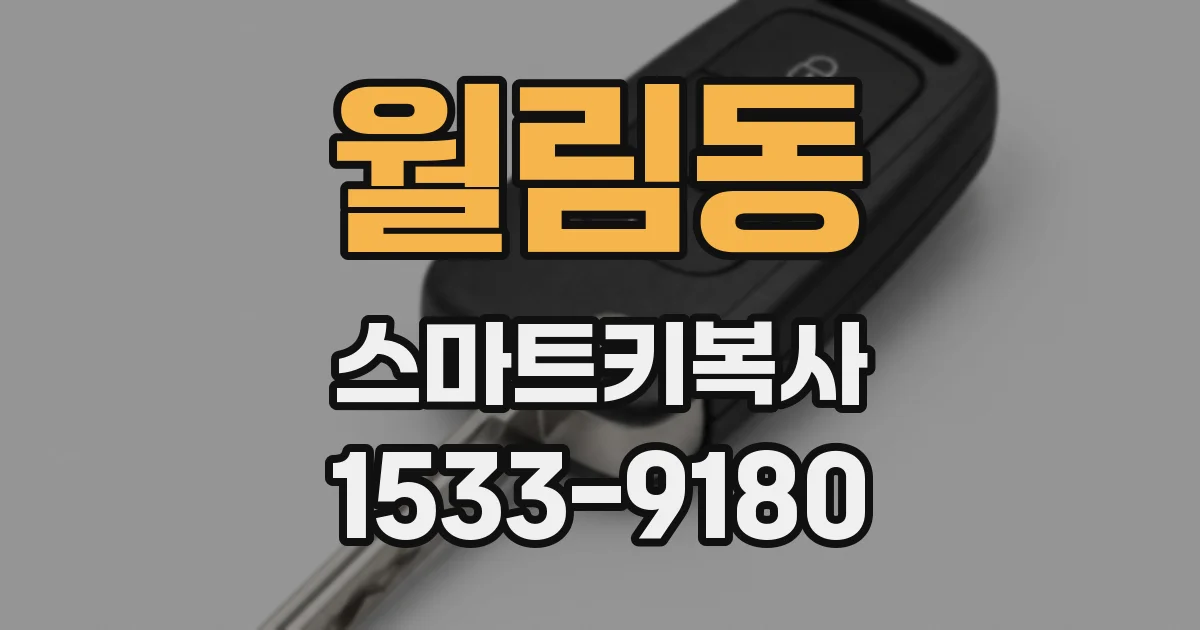 월림동 스마트키복사