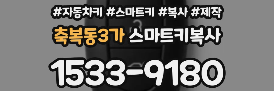 축복동3가 스마트키복사