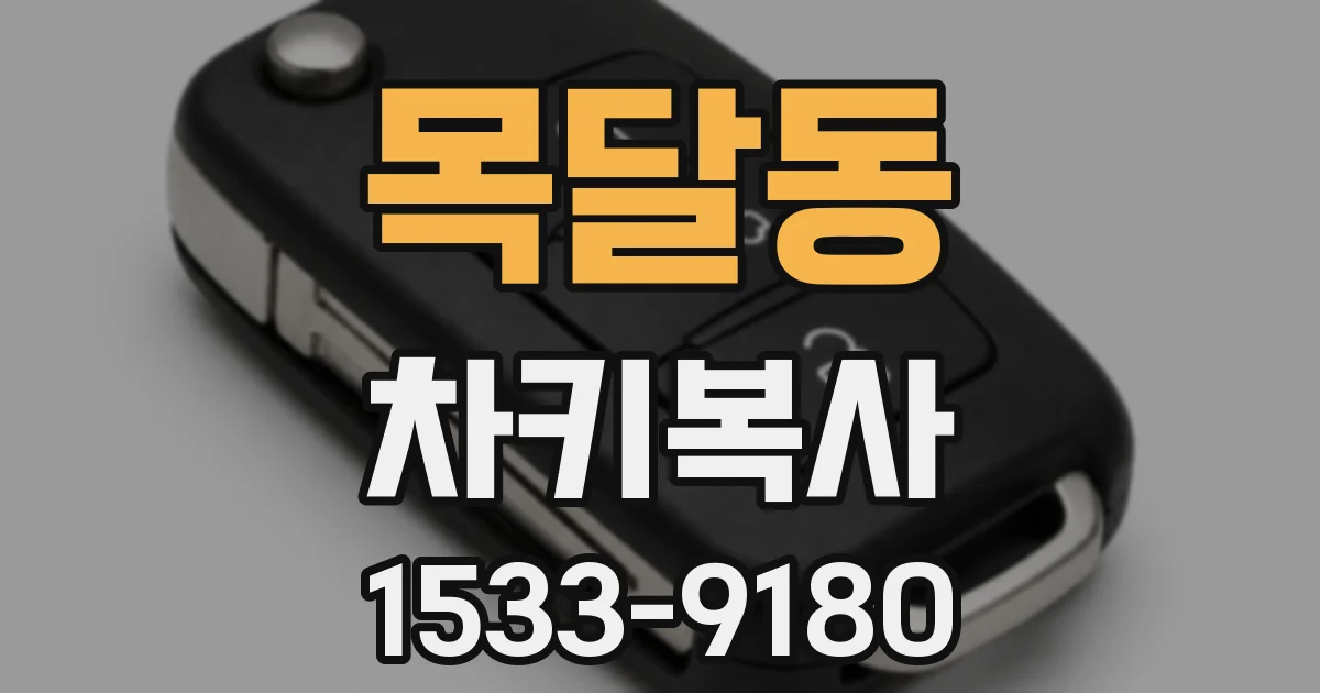 목달동 차키복사