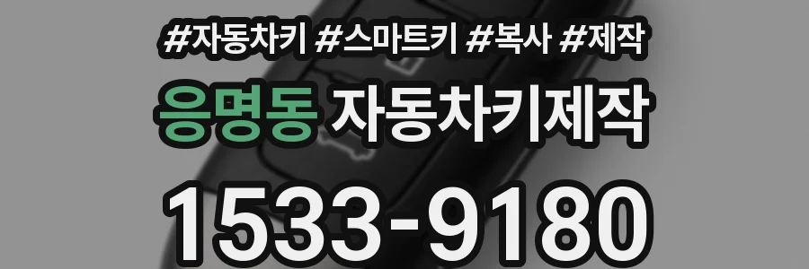 응명동 자동차키제작